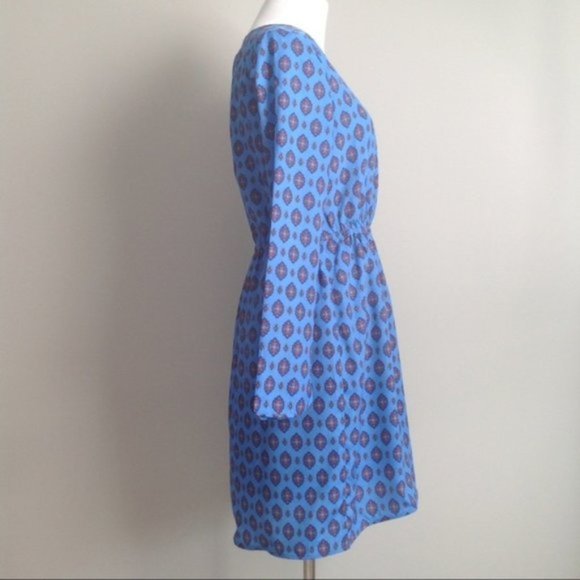 J. Crew | Medallion Print Long Sleeve Dress | NWOT - Picture 4 of 6